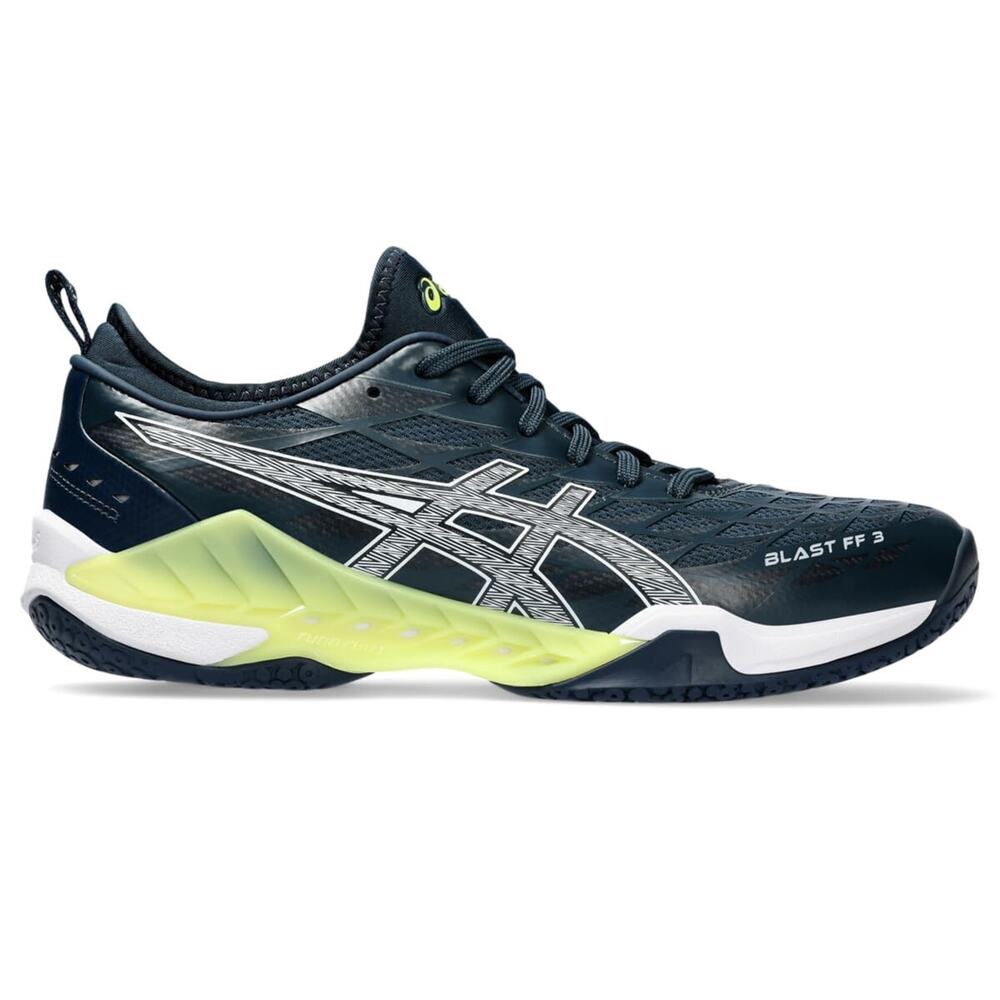 ASICS Men's Blast FlyteFoam 3 Volleyball Shoes, French Blue/White Size 11 - Picture 2 of 9